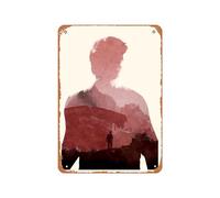 Zuhhgii Poster vintage en métal - Ryan Ripley Uncharted 2 Textless Edition - 30,5 x 20,3 cm - Convient pour décoration murale de bar, café, garage, cave d'homme