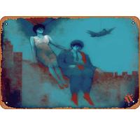 Zuhhgii Pretty Trashy • Hopeless 05 Pop Culture Abstract and Surreal Concept Art Plaque en métal - 20,3 x 30,5 cm