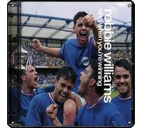 Zuhhgii Robbie Williams - Sing When You're Winning - Panneau en métal vintage avec inscription « Man Cave » - Décoration murale pour salle de bain, piscine, bar, salle de bain, cour, garage, pub
