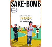 Zuhhgii Sake Bomb Follow the yellow brick road to happiness 2013 Retro of Classic Old Film Poster Metal Sign Bar Gift Wall Art Decor Tin Sign - 20,3 x 30,5 cm