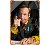Zuhhgii saul goodman Pop Art - Plaque murale vintage amusante en fer pour bar, café, garage, maison, cadeau d'anniversaire, de mariage, 30,5 x 20,3 cm.