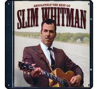 Zuhhgii Slim Whitman - Absolutely The Best Of Slim Whitman - Plaque en métal vintage avec inscription « Man Cave » en étain pour salle de bain, piscine, bar, salle de bain, cour, garage, pub, 30,5 x
