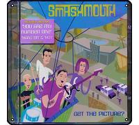 Zuhhgii Smash Mouth - Get The Picture? - Plaque en métal vintage avec musique rock - Décoration murale pour salle de bain, piscine, bar, salle de bain, cour, garage, pub - 30,5 x 30,5 cm