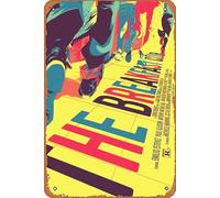 Zuhhgii The Breakfast Club (Variante) Plaque en métal vintage pour cuisine, bar, café, garage, maison - 20,3 x 30,5 cm