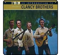 Zuhhgii The Clancy Brothers - An Introduction To Clancy Brothers - Plaque en métal vintage avec musique rock pour salle de bain, piscine, bar, salle de bain, cour, garage, pub - 30,5 x 30,5 cm