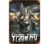 Zuhhgii The Classic Arcade Video Game Poster en métal « Escape from Tarkov Shadow » - Décoration murale - 20,3 x 30,5 cm