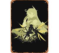 Zuhhgii The Classic Arcade Video Game Poster en métal Herrscher of the Void Honkai Impact Décoration murale 20,3 x 30,5 cm