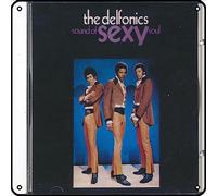 Zuhhgii The Delfonics - Sound Of Sexy Soul - Plaque en métal vintage avec musique rock pour salle de bain, piscine, bar, salle de bain, cour, garage, pub, 30,5 x 30,5 cm