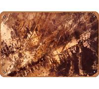Zuhhgii The Endless Waltz Cities and Architecture Plaque en métal abstrait et surréaliste - 20,3 x 30,5 cm - Décoration murale