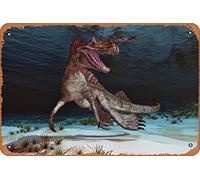 Zuhhgii The Monster of Loch Ness Magic and Fantasy Animals and Creatures Nature and Landscapes Metal Sign - 20,3 x 30,5 cm, décoration murale