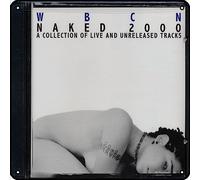 Zuhhgii WBCN - Plaque en métal vintage avec inscription « Naked 2000 : A Collection Of Live And Unreleased Tracks » - Décoration murale - Pour salle de bain, piscine, bar, salle de bain, cour, garage