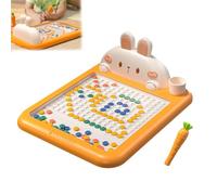 ZUICC Children's Early Learning Magnetic Drawing Board,Magique Planche à Dessin magnétique,Jouets Educatifs,Planche à Dessin Magnétique à Points Jeux de Jouet (L)