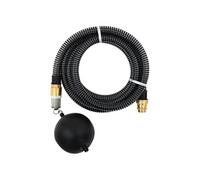 Zuigslang met messing koppelingen 1,1'' 25 m PVC zwart151069