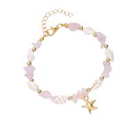 ZUJIABAO Bijou de main délicat en forme d'étoile de mer - Accessoire doux - Texture en alliage - Convient pour un événement quotidien et spécial - Étoiles de mer, One Size, Comme décrit