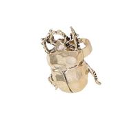 ZUJIABAO Bijoux tendance inspirés de la nature en forme de cigale - Ajustement confortable - Bague réglable en alliage robuste - Unisexe - Idée cadeau réaliste, Gold, Comme décrit, Comme décrit.