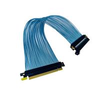 ZUJIABAO Câble d'extension PCIE X16 Full Speed 32 Go/S pour carte graphique 4090 GPU Small Case
