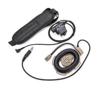 ZUJIABAO Casque réglable avec MTP850 pour PR1500 HT1000 JT1000 MT2000 MTX838 Casque de coordination d'équipe à usage industriel