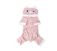 ZUJIABAO Combinaison à capuche pour chiens de Transfiguration - Pull d'hiver pour cosplay, fête - Petit pull coupe-vent pour chiens de taille S à L