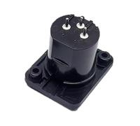 ZUJIABAO Connecteur XLR à 3 broches - Support de panneau de terminal droit - Verrouillage sécurisé - Coque en alliage ABS pour un environnement bruyant - Installation rapide - Engrenage XLR Studio