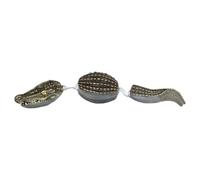 ZUJIABAO Flotteur de piscine artificiel mobile en forme de crocodilien, décoration d'étang, décoration pour environnement aquatique et jardin, aménagement paysager, flotteur de piscine crocodilien en