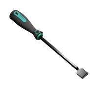 ZUJIABAO Grattoir automobile vert avec poignée confortable pour enlever les joints, la rouille, la peinture, les grattoirs en caoutchouc, poignée en bois
