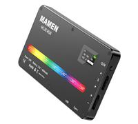 ZUJIABAO Lampe vidéo professionnelle pour smartphone 2500 K 9000 K couleur réglable LED Studio téléphone caméra pour mobile LED vidéo pour smartphone photographie