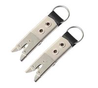 ZUJIABAO Lot de 2 boucles d'accessoire faciles à utiliser pour sangle 2,8 F/3,5 F/2,8 FX, construction en métal, clip tendance pour appareil photo