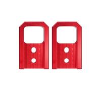 ZUJIABAO Lot de 2 crochets de remorquage tout-terrain en aluminium - Installation rapide, remorquage robuste résistant à la corrosion avec stabilité améliorée du véhicule, pas d'outils d'installation