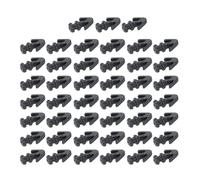 ZUJIABAO Lot de 50 bandes d'étanchéité inférieures pour seuil de portière - Rivet de rechange - Clips de fixation automatique