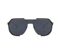 ZUJIABAO Lunettes de soleil polarisées pour le sport, lunettes de protection universelles, pour la conduite, la plage, protection solaire, Cadre noir gris tarte