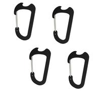 ZUJIABAO Mousqueton en aluminium robuste à verrouillage automatique pour porte à ressort et décapsuleur pour randonnée, camping, accessoires de plein air étanches