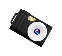ZUJIABAO Petite caméra rétro avec écran de 2,4 cm pour intérieur et extérieur 1080p avec poche de lumière LED pour un usage quotidien