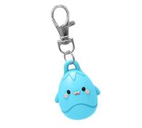 ZUJIABAO Porte-clés portable en silicone brillant à lèvres - Accessoire tendance pour les protections cosmétiques et le transport quotidien - Accessoire multifonction, bleu, taille unique