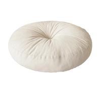 ZUJIABAO Pouf rond confortable en tissu polyester PP coton rembourrage coussin d'assise pour salon de sol coussin de sol rond