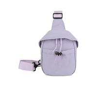 ZUJIABAO Sac à bandoulière unisexe moderne en nylon résistant à l'abrasion avec poches d'accès rapide et ceinture réglable pour le shopping Sac en nylon imperméable, violet, One Size