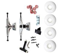 ZUJIABAO Supports de skateboard lourds en alliage d'aluminium avec roulement de roue pour améliorer les performances et la stabilité des camions débutants
