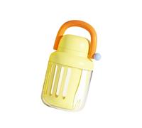 ZUJIABAO Tasse sûre avec cuillère, repas diététique, secouer la salade portable avec cuillère bouteille pour activités de plein air, tasse de stockage des aliments pratique