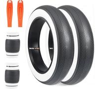 ZUKKA Fat Pneu de vélo électrique 20/26 x 4.0 Heavy Duty 20" 26" Pneu pour vélo électrique Pliable Compatible avec Wide Mountain Snow Bicycle (Fat Bike Tires)