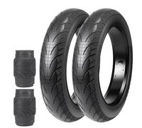 ZUKKA Lot de 2 pneus de vélo 20" Fat Tire 20 x 4,0" ETRTO 76-406 pour vélo électrique VTT Heavy Duty haute performance résistant à l'usure Pneus de vélo électrique Mountain Snow Bike
