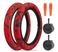 ZUKKA Lot de 2 pneus de vélo 30 TPI de 16 pouces, 16 x 2,10, enveloppe 56-305 Plus, 2 pièces, chambre à air de 16 pouces, 16 x 1,75/2,125 AV35 mm, pour vélo pour enfant, VTT, vélo de montagne