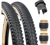 ZUKKA Lot de 2 pneus de vélo de Montagne Pliables de Rechange pour BMX, VTT, vélo électrique 29x 2,125