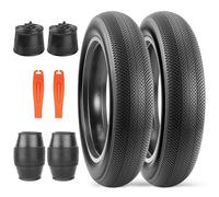 ZUKKA Lot de 2 pneus pour vélo électrique de 26 pouces, Heavy Duty, pliables, gras, 26 x 4,0, revêtement pour vélo et 2 pièces, tube de 26 pouces, 26 x 4,0, pour pneus
