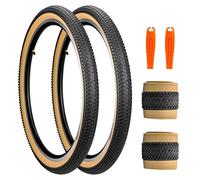 ZUKKA Lot de pneus de vélo pliables 24/26/27,5 pouces - Pneus 24/26/27,5 x 2,125 - Pneus de VTT pour VTT, vélo d'enfant, vélo de croisière, vélo de route