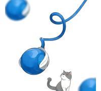 ZukQvrivelig Speedy Tail 2.0 Chat,Balle Interactive Chien,Boule Magique Cat,Balle à Rouler pour Chat Et Chien,Rapide,Lent,Interactif,3 Modo (Blár)