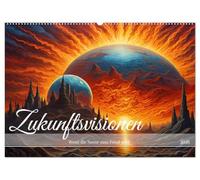 Zukunftsvisionen Wenn die Sonne zum Feind wird (Wandkalender 2026 DIN A2 quer), CALVENDO Monatskalender: Reise in eine dystopische Zukunft, mit KI erstellt.