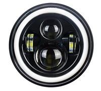 ZULOW phare de moto 7 pouces led phare moto Pour Street Glide Fat Boy Heritage Softail moto 7 pouces projecteur lampe phare assemblage