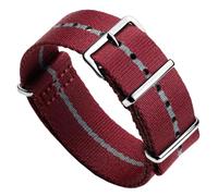 ZULUDIVER Bracelet de montre Apex en polyester, Cherry Smoke, 20 mm