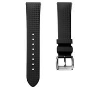 ZULUDIVER Bracelet de montre en caoutchouc StormForce, noir abyssal, 22 mm