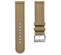 ZULUDIVER Bracelet de montre en toile Croyde, sable du désert, 20 mm