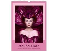 Zum Anbeissen - surreale Frauenportraits mit Obst und Gemüse (Wandkalender 2026 DIN A3 hoch), CALVENDO Monatskalender: Brustbilder von Frauen, deren Kleidung aus Obst und Gemüse besteht.